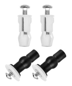 Robuste Toilettensitzschrauben - WC Sitz Befestigung für Toilettendekel, Universal Set für Alle Modelle, 4 Stück Schraub