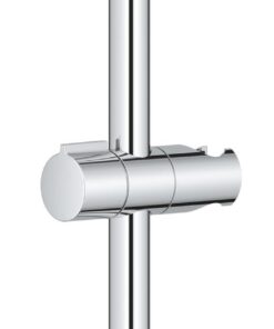 GROHE Vitalio Duschstange 60cm ohne Bohren, chrom, für Bad und Badezimmern, verstellbar, mit Gleiter & Gelenk, inkl. Sch