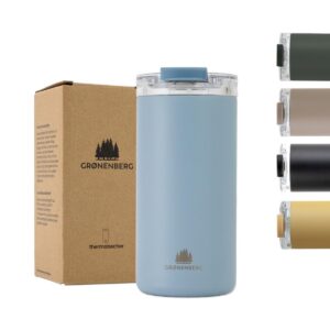 Groenenberg Thermobecher 473 ml | Kaffeebecher to go 100% Auslaufsicher | Hält min. 4 h warm Groenenberg Thermobecher 4