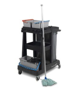 Numatic Reinigungswagen Schwarz für Geschäftsuse, Hausgebrauch, Reinigungsarbeiten - Festkörper-Reinigungswagen Einheits
