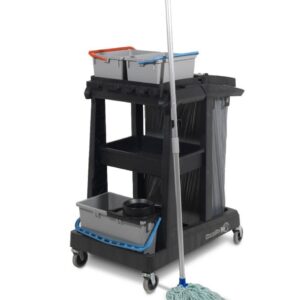Numatic Reinigungswagen Schwarz für Geschäftsuse, Hausgebrauch, Reinigungsarbeiten - Festkörper-Reinigungswagen Einheits