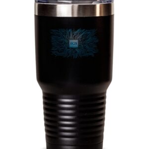 30oz Isoliertes Edelstahl-Tumbler für Computer-Entwickler mit lustiger Schaltung