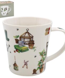 The Leonardo Collection Grüne Finger Gartendesign Tasse aus feinem Porzellan für Bewerfe und Gartenzünfte | The Leonard