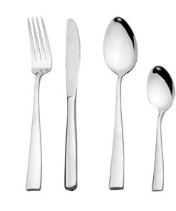 Otto Koning Leipzig Besteck Set 6 Personen - Edelstahl, Hochglanzpoliert, Dicke 3 mm | Modern & Schlicht Design
