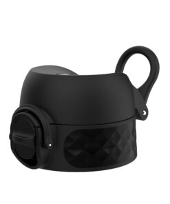 ion8 OneTouch |0 Auslaufsicherer Trinkflaschendeckel BPA-frei Klein 350ml/500ml Schwarz