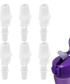 Isolierte Wasserflaschen 6er-Pack mit Silikon-Beißventil für Sportler
