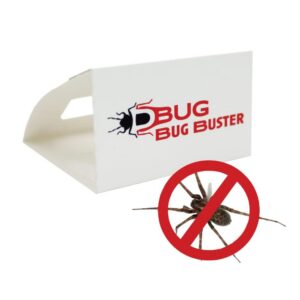 DBUG Bug Buster Spinnenfalle – Effektive Falle gegen Spinnen und kriechende Insekten – Sicher für Kinder und Haustiere –