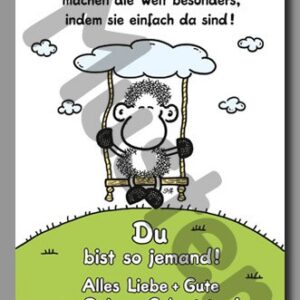 44-jährige Geburtstagskarte - Geschöpfe - Postkarte von Sheepworld