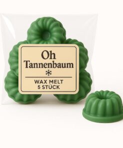 Oh Tannenbaum - Schöner Tannenduft für Liebhaber der Kerzendecco | Wohnraum - Duftwachs Kerze Set | 5er Set - Duftwachs