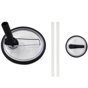 Wiederverwertbare Auslaufsichere Tumbler-Ersatzdeckel für 40oz Becher | Staubdichte Ersatzdeckel für 40oz Becher mit St
