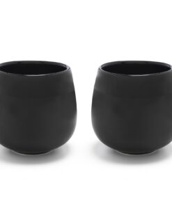Bredemeijer Schwarze Porzellan Teebecher 150 ml Fassungsvermögen Black