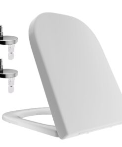 WHYFONE Toilettendeckel Antibakteriell mit Quick Release Funktion für WC Sitz USA Top-Suchbegriffe