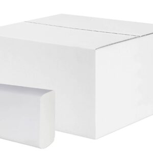 HERRMANN Hochweiß Interfold Papierhandtücher 21 x 24 cm | 3000 Blatt für Toiletten, Büros und Praxen | Faltungstücher mi