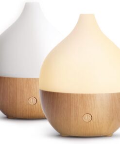 SALKING Aroma Diffuser 100ml kleiner Ultraschall Aromatherapie Diffusor 2er-Pack für Zuhause und Büro mit automatischer