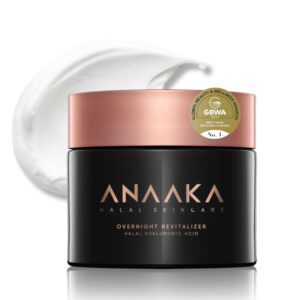 ANAAKA Anti Alternde Nachtcreme - Hyaluronsäure, natürliche Zellerneuerung, erhöhter Collagen-Synthesis für jugendliches