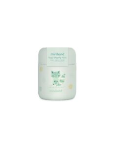 Miniland 280 ml Edelstahl-Thermoskanne heiß und kalt hält Temperatur 24 Std. für Babynahrung