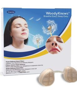 WoodyKnows Super-Defense-Nasenfiltern für die gesamte Familie im Alltag und Reisen (Filtersatz mit Mund-Nasen-Schutz)