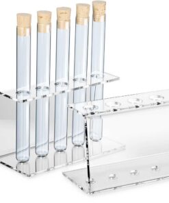 Tuuters Acryl Reagenzglasständer mit Reagenzglasangepaßt für Labor, Chemiker und Labortechniker in der University und im