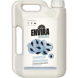 Envira Abwehrspray gegen Silberfische 2 Liter - Langzeitwirkung & Effektiv gegen Silberfische - Mittel für die Wohnung -