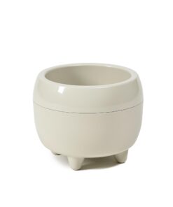 Tymar Blumentopf mit Füßen - Baumwollbezogen - für Outdoor-Verwendung - bequeme Trageoption - Ø 18 cm