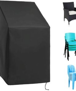 Gartenstühle Abdeckung Oxford – wasserdicht, wind- & UV-beständig, winterfest – 65×65×80/120 cm