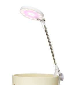 Northpoint LED Pflanzenleuchte für Gewächshäuser und Töpfe mit Timerfunktion und Helligkeitseinstellung 160cm Kabellänge