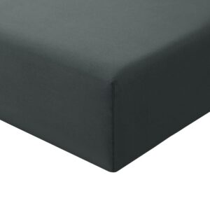 RUIKASI Oeko Tex Spannbettlaken 180x200cm Grau - Mikrofaser Betttuch, OEKO-TEX STANDARD 100 RUIKASI Spannbettlaken Anthr