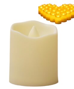 Batteriebetriebene LED-Kerzen für Dekoration bei Weihnachten | Flackernde LED-Kerzen zur romantischen Gartenparty am Va