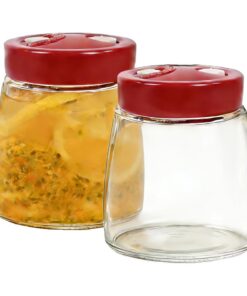 Gärglas Fermentationsglas 2er Set 1L mit Luftventil – BPA-frei für Kimchi Sauerkraut Kombucha