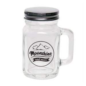 10x_mini_Moonshine_Mason_Jars_Trinkgläser_40_ml_silberfarben_Schraubdeckel_Party_Geburtstag_Hochzeit
