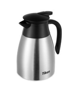 Tiken 1L Doppelwandige Edelstahlliter Vakuumisolierung Kaffeekanne