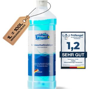 PURGE Ultraschallreiniger Konzentrat 1:100 Brillen & Schmuck Reinigung Ultraschallreiniger Flüssigkeit Schmuckreiniger