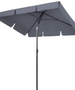 LIFERUN UV 50+ Terrassenschirm 200 x 125 cm knickbar für Balkon und Terrasse