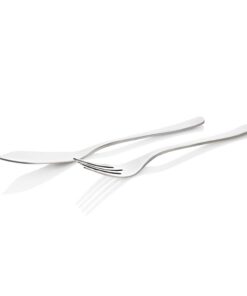 Kerafactum sehr elegantes Fischbesteck Messer und Gabel hochwertiger Edelstahl Set für Fischgerichte