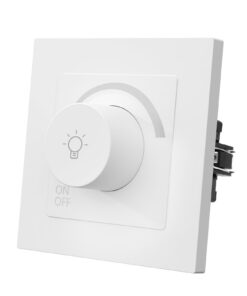 **Lichtschalter Dimmbar 1 Fach 1 Weg für LED-Leuchten und Glühlampen** | **Dimmschalter Unterputz 86mm*86mm Dimmbar für