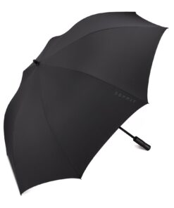ESPRIT XXL Golf-Schirm Automatik Schwarz - Großer Schattenbereich - Sommerartenaktivisten - Freizeit und Sport