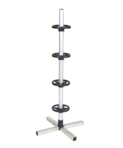 cartrend Felgenbaum Stecksystem – platzsparender Reifenständer für 4 Autoreifen (bis 225 mm)