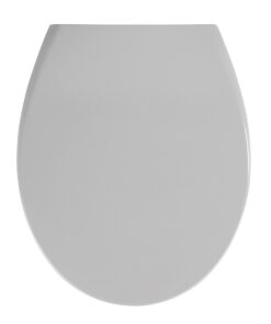 Hygienischer-Wenko-Toilettensitz-Samos-Grau-Grundfutter | Antibakterieller-Wenko-Toilettensitz-WCMS-Spersonsitz-Grau-My