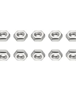 DTGN #8-32 UNC Sechskant Muttern - 100 Pack - Gut für Haus und Garage Reparatur - Edelstahl 304 Sechskantmuttern - Silbe