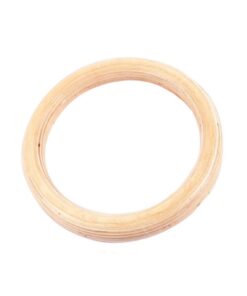 Holzturnringe für Fitness und Workoutroutine - Stabile und sicher | Gymnastikringe 32mm Ø - Perfekt für Muskelaufbau un