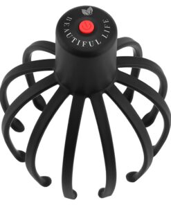 Elektrischer Kopf Massager – 3 Modi & 360° Kopfhautmassage, Wiederaufladbarer Kopf Massagegerät, Entspannung & Stressabb