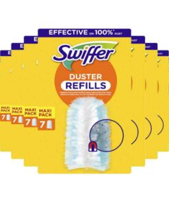 Swiffer Nachfüllpackungen Staubfänger Fangt und blockiert 3x mehr Staub und Haare als herkömmliche Daunendecken 63 Stück