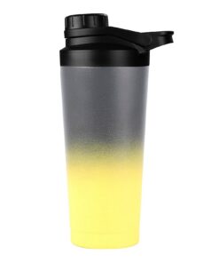 EACHPT Eiweiß Shaker 750ML BPA Frei Vakuum Isoliert für Proteingetränke Edelstahl Thermoflasche