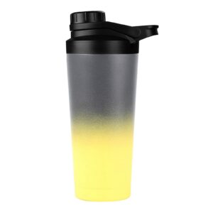 EACHPT Eiweiß Shaker 750ML BPA Frei Vakuum Isoliert für Proteingetränke Edelstahl Thermoflasche