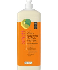 Sonett Olivenwaschmittel für Wolle und Seide - Sanfte Reinigung - Hausfrauen lieben diesen naturalen Reiniger - 1 Liter
