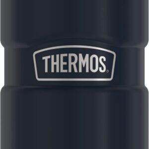THERMOS Stainless King Vakuum-isolierte kompakte Flasche, Mitternachtsblau, 473 ml - Hochwertige Isolation für kühle Get