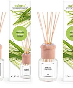 Lemongras Raumduft von pajoma, Naturliche Duftnote für Wohnraum, Geschenkidee in 2er Pack (1 x 50 ml)