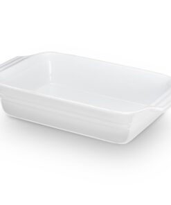 KHG Großauflaufform Weiß 40 cm 3 Liter Kapazität für 4-6 Personen