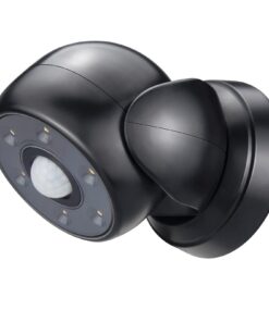 HONWELL LED Strahler mit Bewegungsmelder - Außen- und Innenlicht, kabellos, Wasserdicht, Batterieangetrieben, Sicherheit
