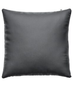 Wolkenfeld Satin Kissenbezug Anthrazit Grau - Traumhaft weiche Baumwollkissenhülle | Wolkenfeld Satin Kissenbezug 80x80